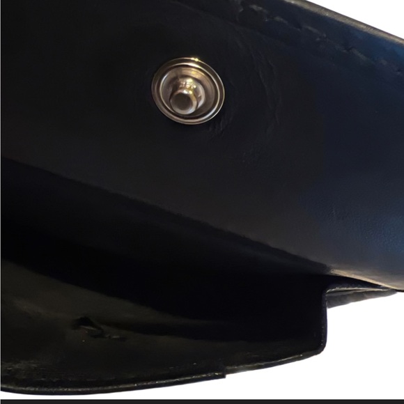 Authentic Gucci Black Leather Guccissima Web Bifold Wallet - Picture 8 of 11